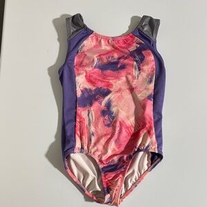 Girls' Purple & Pink Athletic Gymnastics Leotard by More than Magic